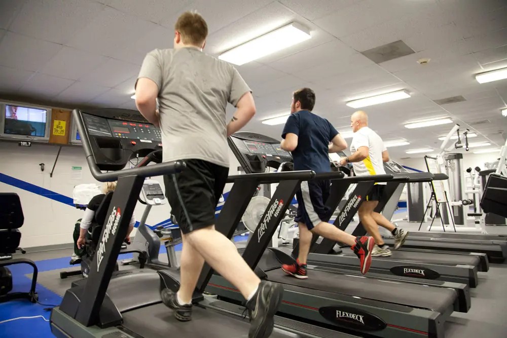 Fitness gym at the Perham Area Community Center