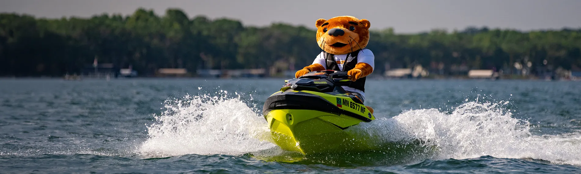 Jet ski on Otter Tail lake country waters