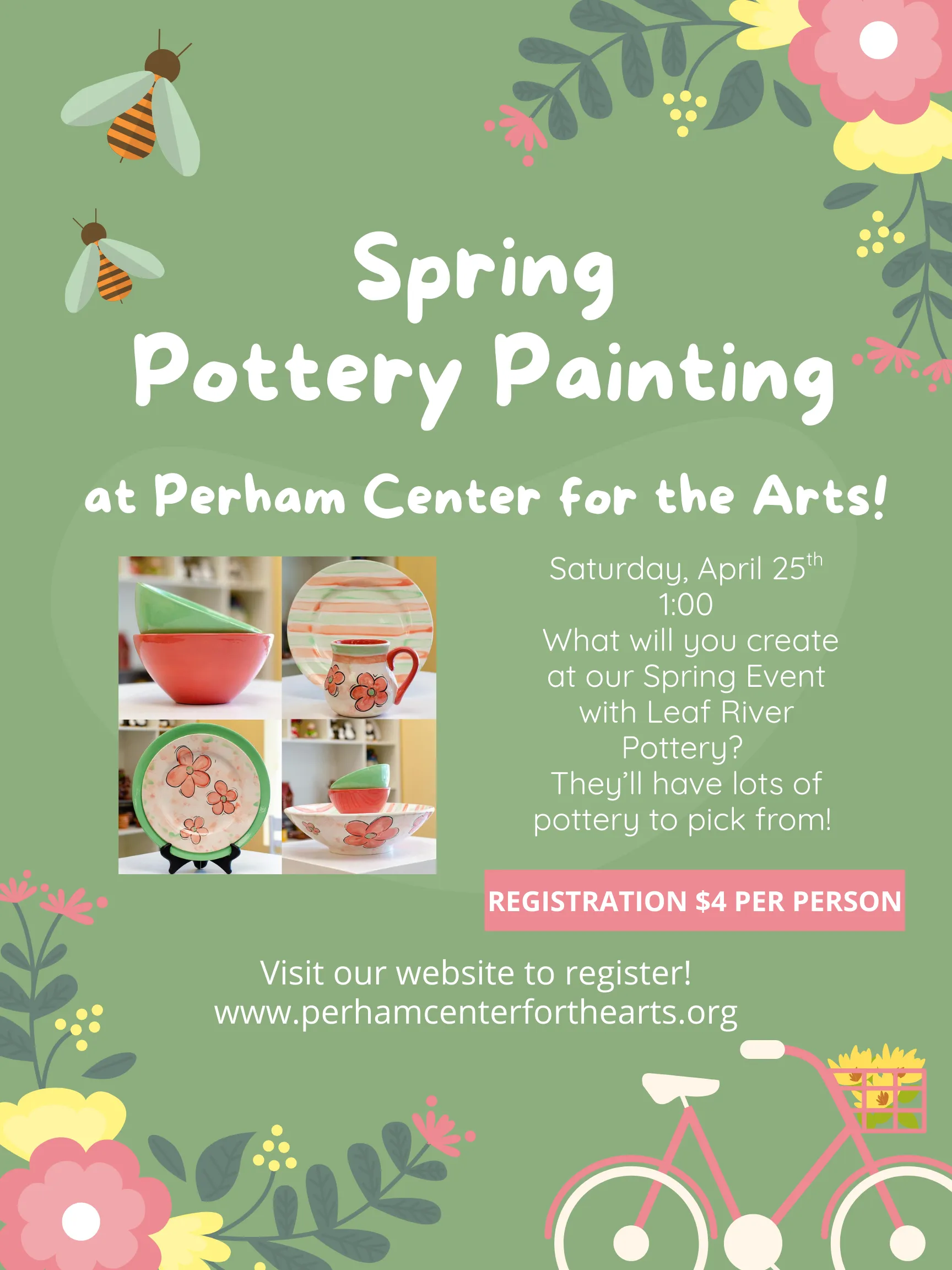Spring Pottery Painting