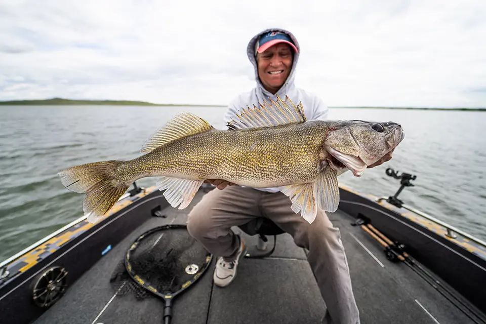 Walleye fishing near Perham